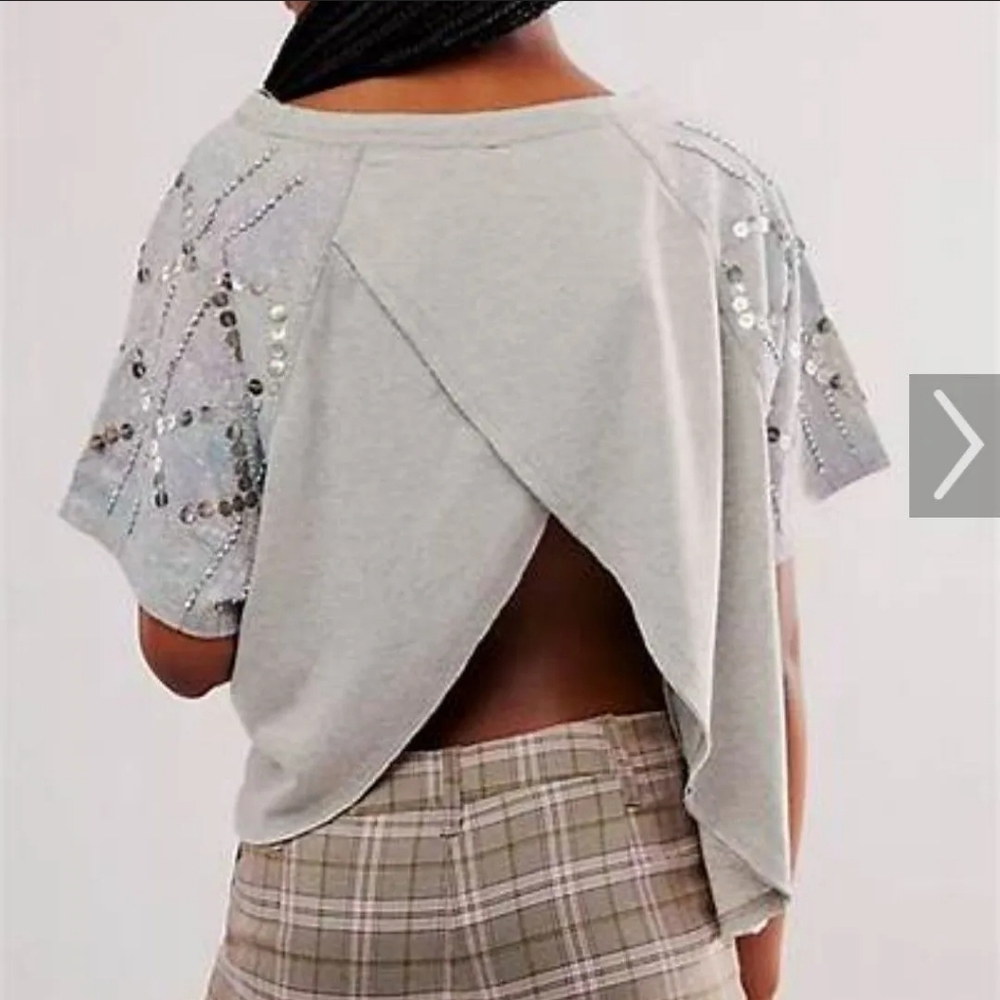 NWT S Free People Shine Me Out Top - Picture 2 of 5